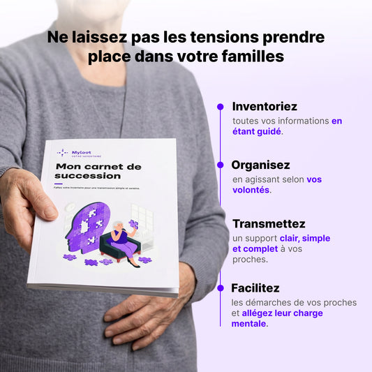 Mon carnet de succession