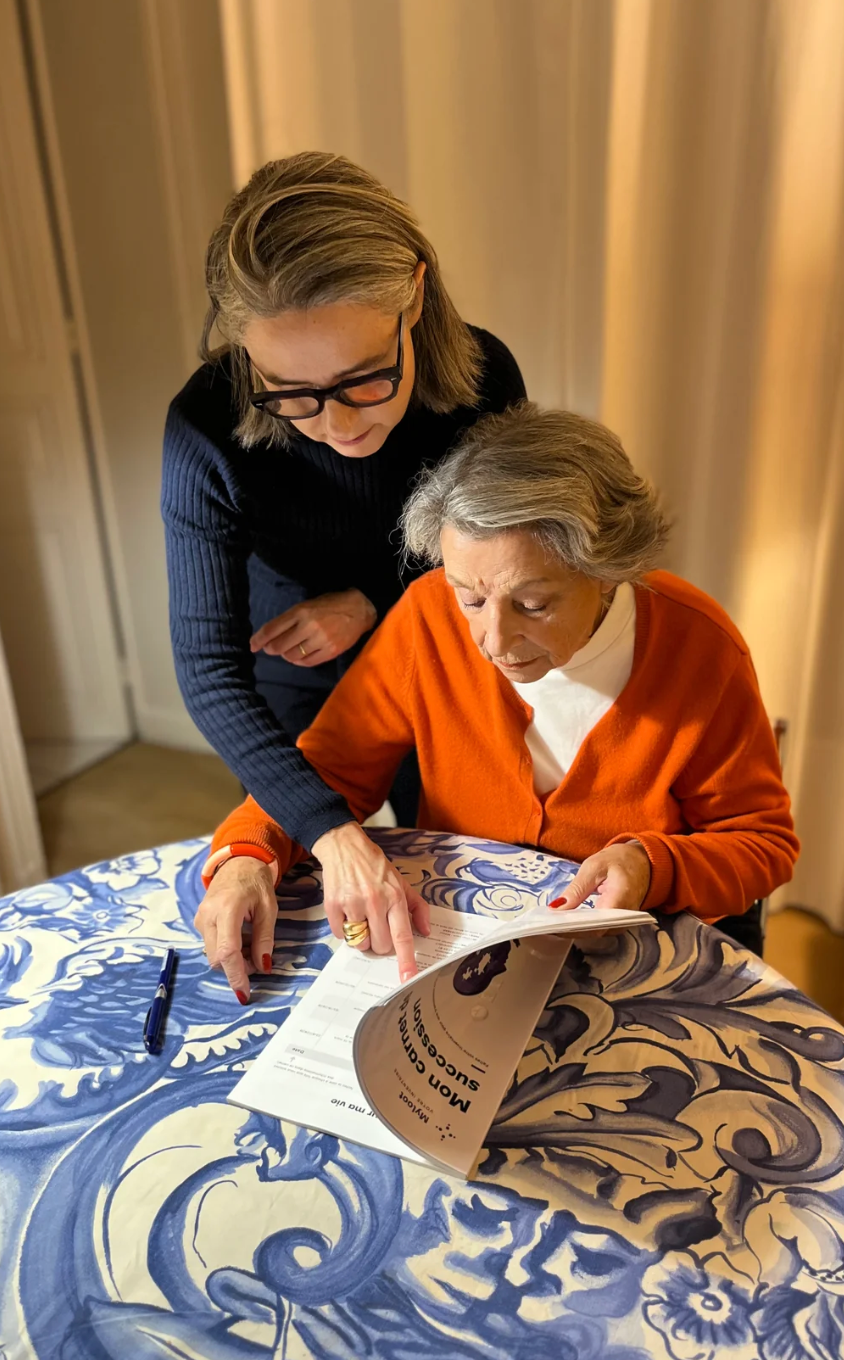 Remplir le carnet en famille
