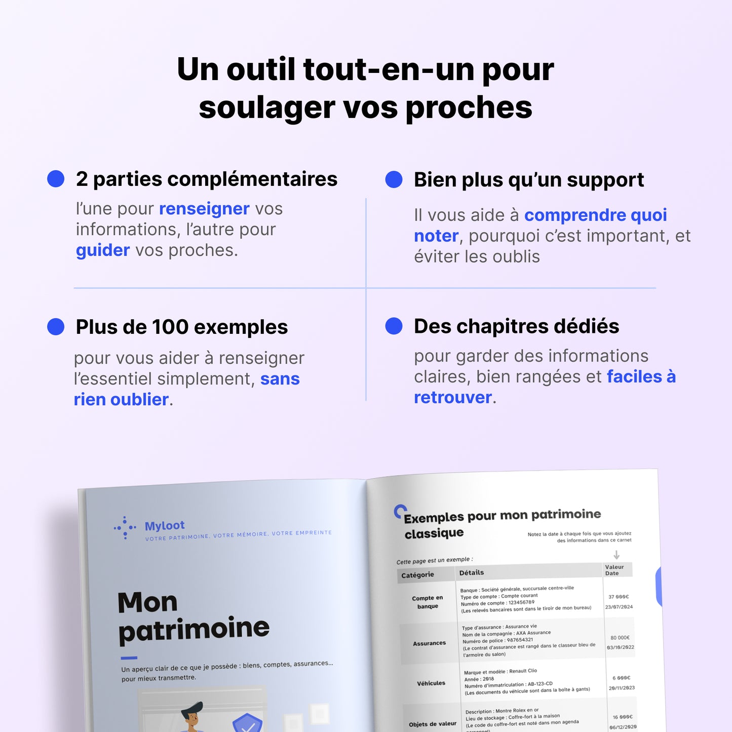Mon carnet de succession