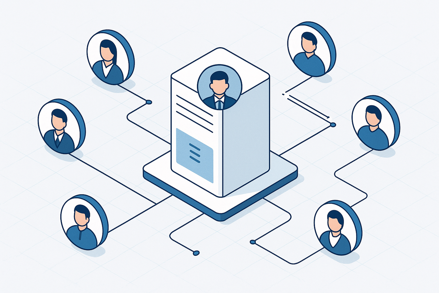 isometric 3D : systeme professionel to client